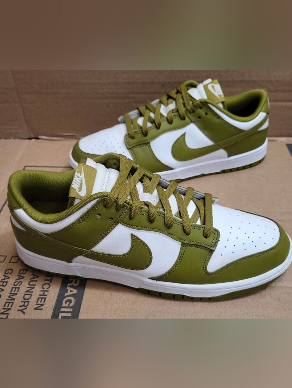 Nike Dunk Low Retro Pacific Moss Green/White Mem Size 13